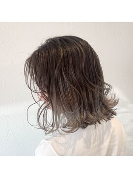 ヘアー ガーデン ロータス Hair Garden Lotus バレイヤージュハイライト × シアーグレージュ