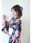 Style of a yukata　4