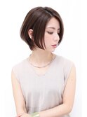 横顔すっきりショートボブ