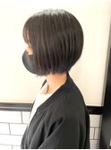 【BEHIVE山田】丸みのあるショートボブ