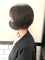 ビーハイブアヴェダ PARCO2店(BEHIVE AVEDA) 【ＢＥＨＩＶＥ山田】丸みのあるショートボブ