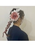 【卒業式☆成人式】紐アレンジ・ヘアセット
