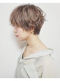 ミルクティカラー/ハンサムカット/ことりベージュ/メンズライク