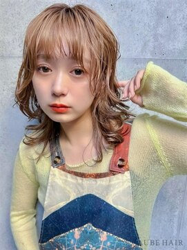 オーブ ヘアー エビス 恵比寿店(AUBE HAIR ebis) 20代・30代_小顔にみせるくせ毛風パーマ