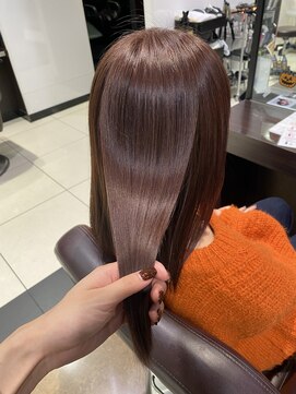 ゼスト フィーノ(ZEST fino) 【ZEST立川 橋本姫奈】髪質改善カラー×柔らかカカオブラウン