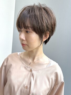 ジアン バイ ミルボン NU茶屋町+(GIEN by milbon) ママさんショート／ズボラショート/丸み/くびれ/前下がり