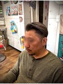 ダックテール、外国人風カット
