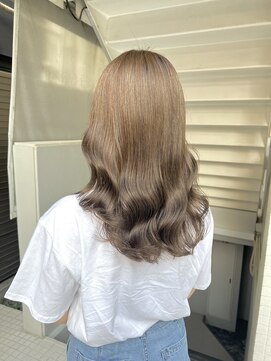 ゴウトゥデイ 名古屋店(GO TODAY) ブリーチなし　ミルクティグレージュ