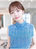 20代30代/大人ガーリー可愛いショートボブ/前髪プリカール