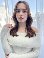 アイティーバイアルバム 藤沢店(IT by ALBUM) くびれ巻き_マチルダボブピンクベージュインナーグレージュ_9410