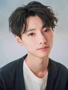 アグ ヘアー エスタ 浜大津店(Agu hair esta) 《Agu hair》ルーズセンターパート【numberA.×BLEACHi】マット