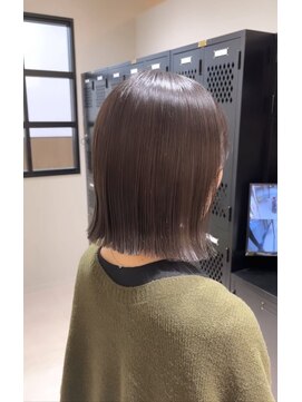 ロウ 町田(ROW) 大人かわいいエギョモリ ミルクティーブラウン ひし形シルエット