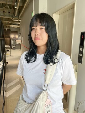 クリアオブヘアー リット(CLEAR of hair LiT) 【ブリーチなし】ブルーカラー