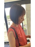 ミニボブ/大人女性/ボブ/お手入れが楽なボブ/似合わせカット