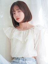 アンジェリカ 尼崎店(ANGELICA) ANGELICA ぱつっと内巻きボブ×ビターブラウン