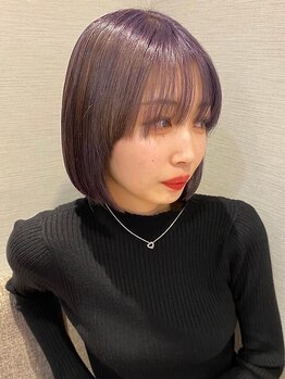 パザパ 嶋店(pa.za.pa)の写真/《髪質改善♪美髪カラー+似合わせカット¥7800～》繊細なカットで毛先まで微調整◎小顔見せ効果も☆