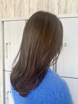 ヘアメイク アリエス 岩切店(HAIR MAKE aries) メルティカラーロング 似合わせカット 上品カラー グレージュ