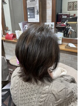 ヘアメイクスタジオ ココ(hair make studio coco) くびれレイヤーボブ♪