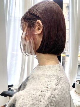 パープル(PURPLE) ボブ/切りっぱなしボブ/ミニボブ/インナーカラー