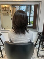 ヴァンクラウドコウベ(VENT CLOUD KOBE) 20代30代40代大人可愛いひし形レイヤーカットウルフワンカール