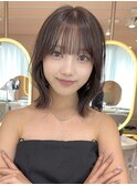 結べるボブ×透け感マロンベージュ