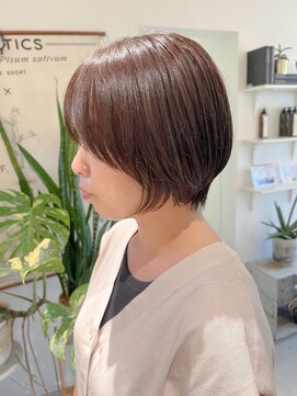 ラヴェストバイフレイスウェル(LOVEST by frace well) 【LOVEST中西】透明感ナチュラルブラウン丸みショート