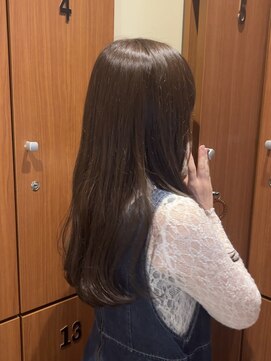 美容室 アイディー i-dee 赤み消しオリーブベージュ