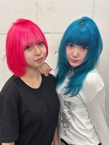 ベレーザ 渋谷(BELEZA)&nbsp;14819ブリーチ＆ダブルカラーニュアンスツートンカラー