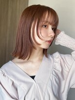 ラルユー 金山(LallYou)&nbsp;ホワイトグレージュ後れ毛が可愛い顔周りレイヤーミニウルフ