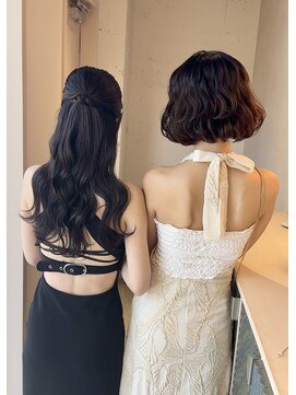 ティム(tim) 結婚式ヘアセット/お呼ばれヘア/ゲストヘア/フレンチボブ