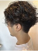 パーマ風メンズカット