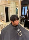 ショートウルフ　　山口/宇部/理容室/理容院/メンズカット