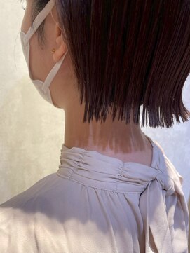 髪質改善/顔周りレイヤーカット/グレージュ[千葉/千葉駅]