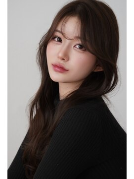 【REVE】韓国お姉さん/顔まわりレイヤー/ウェーブ巻き/ロング