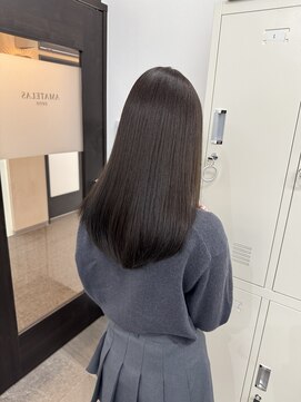 ナチュラルグレージュ/アッシュグレー/髪質改善