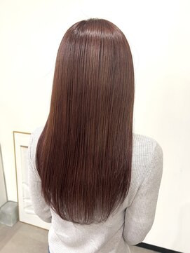 カイル(kyle) 【髪質改善トリートメント】ナチュラルピンクブラウン