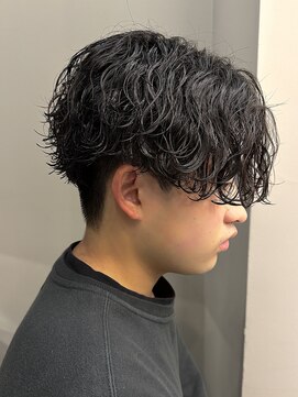 エルマーク 京都駅前(L-MARK) 波巻きツイスパ/サーフカール/メンズ/men's/メンズサロン/眉毛