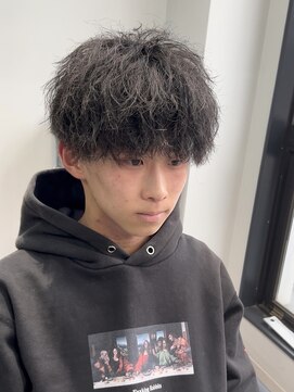 ブラック(BLACK) 癖が活かしマッシュ