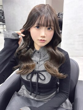 ジエクト カナウ(The Ect canow) グレージュ／ヨシンモリ／レイヤーカット／顔まわりカット