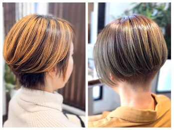 アトリエアルシュ(atelier ARCHE)の写真/白髪ぼかしハイライトで自然な脱白髪染め！大人女性を輝かせる美髪へ導きます♪（40文字）