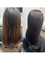 モンド ヘアクリエーション 西田店(monde hair creation)&nbsp;【monde】before × after × 髪質改善