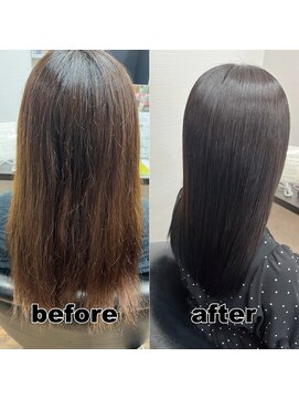 モンド ヘアクリエーション 西田店(monde hair creation) 【monde】before × after × 髪質改善