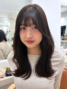 ガーデンヨコハマ(GARDEN YOKOHAMA) ダークブラウン くびれミディアム モカブラウン 似合わせカット