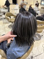 クレア 茅ヶ崎(CREA)&nbsp;白髪ぼかしハイライト/白髪ぼかし/ハイライト