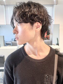 イズ(iss)の写真/メンズパーマ＆女性のメンズヘアが◎どんなスタイルも理想以上の仕上がりに◎名古屋/大須/栄/矢場町/上前津