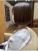 切りっぱなしボブ