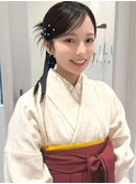 成人式卒業式セット着付け振袖袴