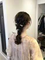 カフカヘア 吉祥寺店(kafka hair) 結婚式参列 編みおろしデザイン