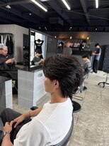 マーレ 宇部店(MARE)&nbsp;センターパート×フェザーパーマ