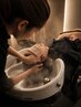 【ヘッドスパのみご利用】頭身浴+筋膜ヘッドスパ+シャンプーブロー ¥5,500
